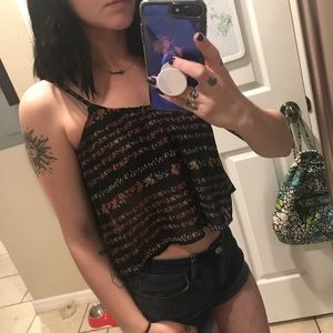 Floral flowy tank!
